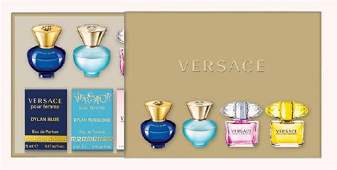 versace gifts & sets womens mini set x 4|versace perfume gift with purchase.